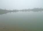 霧の中の八方池